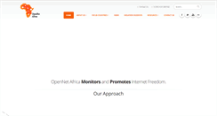 Desktop Screenshot of opennetafrica.org