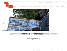 Tablet Screenshot of opennetafrica.org